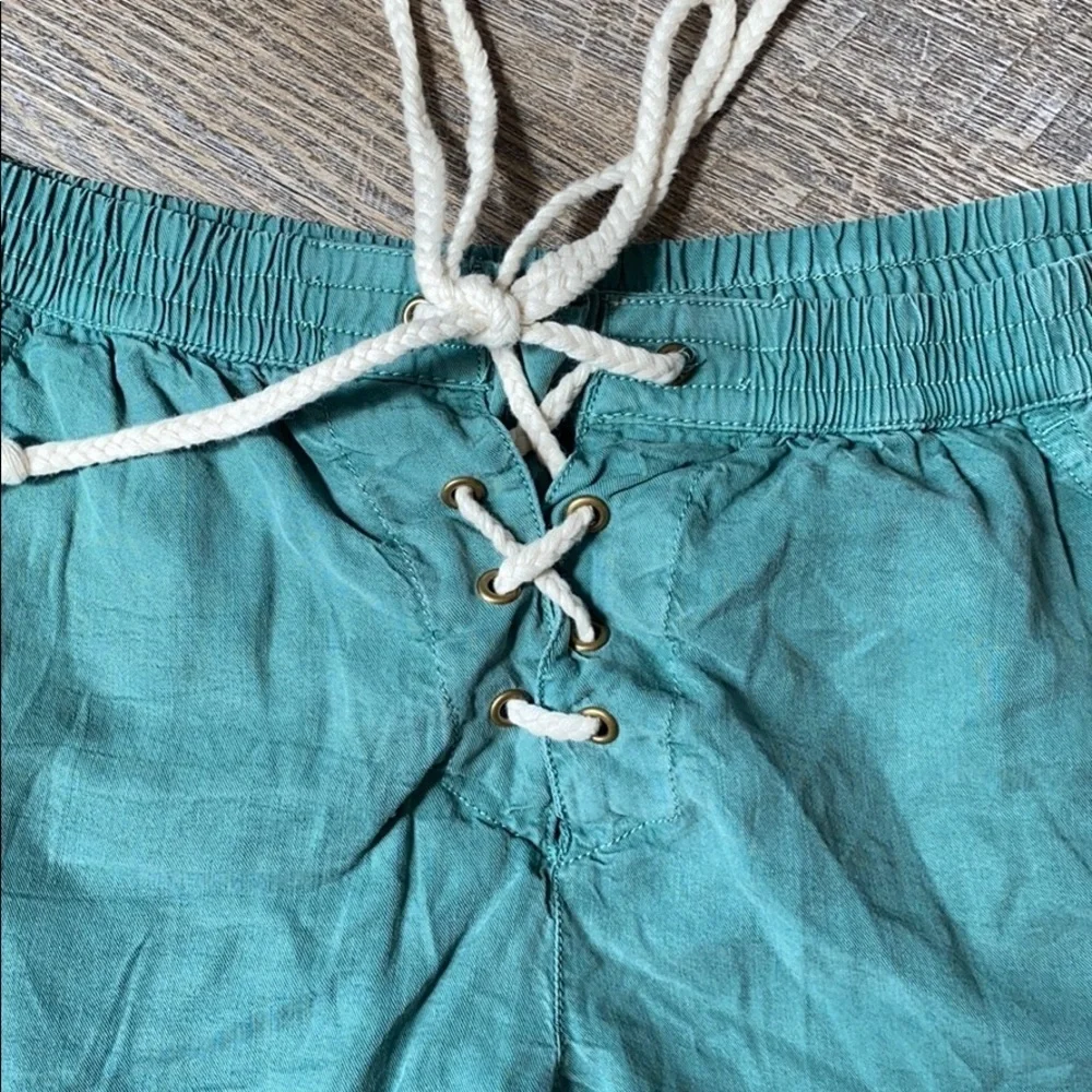 Aerie Teal Soft Cir off Shorts Small